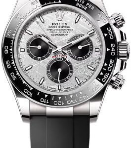Rolex Cosmograph Daytona 40mm White Gold Meteorite Black Dial Cerachrom Bezel Oysterflex Bracelet - 126519LN - 2025