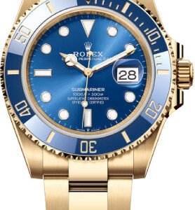 Rolex Submariner Date Yellow Gold 41mm Blue Dial Watch - 126618LB