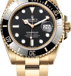 Rolex Submariner Date 41mm Yellow Gold Black Dial - 126618LN