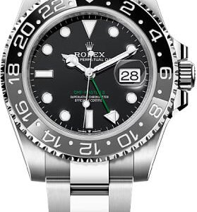 Rolex GMT-Master II 40mm Black Dial Cerachrom Bezel Oyster Bracelet - 126710GRNR | 2024 Model
