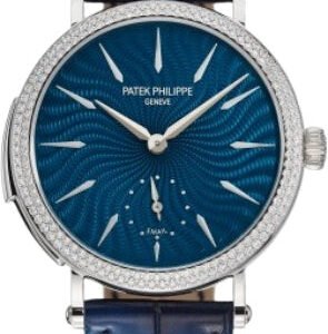 Patek Philippe Grand Complications White Gold Blue Dial 36mm Diamond Bezel | 7040/250G-001