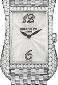Patek Philippe Gondolo Serata Quartz White Gold Diamond Bezel Mother of Pearl Dial | 4972/1G-001
