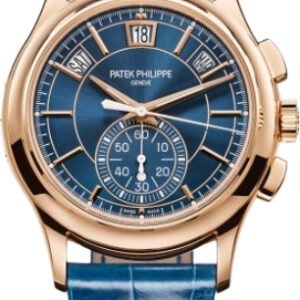 Patek Philippe Complications Flyback Chronograph Annual Calendar Rose Gold Blue Dial | 5905R-010