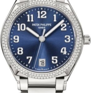 Patek Philippe Twenty~4 Ladies Stainless Steel Blue Sunburst Dial | 7300/1200A-001