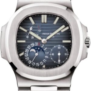Patek Philippe Nautilus Moon Phases Stainless Steel Black Blue Dial | 5712/1A-001