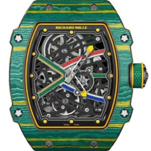 Richard Mille Automatic Winding Extra Flat Wayde van Niekerk Green Carbon TPT RM 67-02 - BRAND NEW