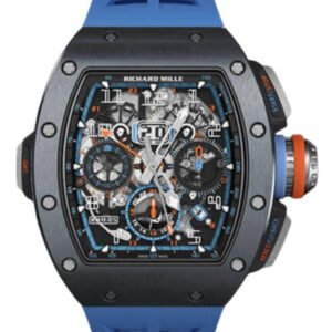 Richard Mille Automatic Winding Flyback Chronograph GMT Grey Cermet Blue RM 11-05 - BRAND NEW