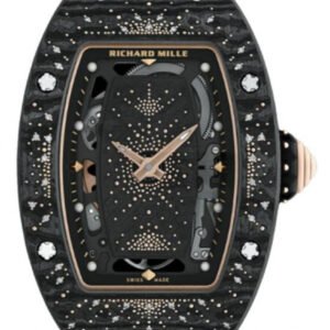 Richard Mille Automatic Winding Intergalactic Dark Night Carbon TPT Diamond Set Bezel RM 07-01 - BRAND NEW