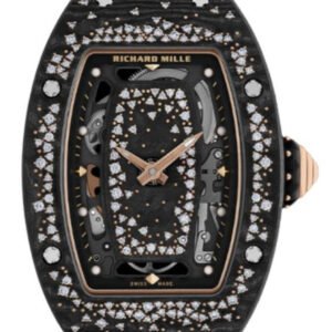 Richard Mille Automatic Winding Intergalactic Starry Night Carbon TPT Diamond Set Bezel RM 07-01 - BRAND NEW