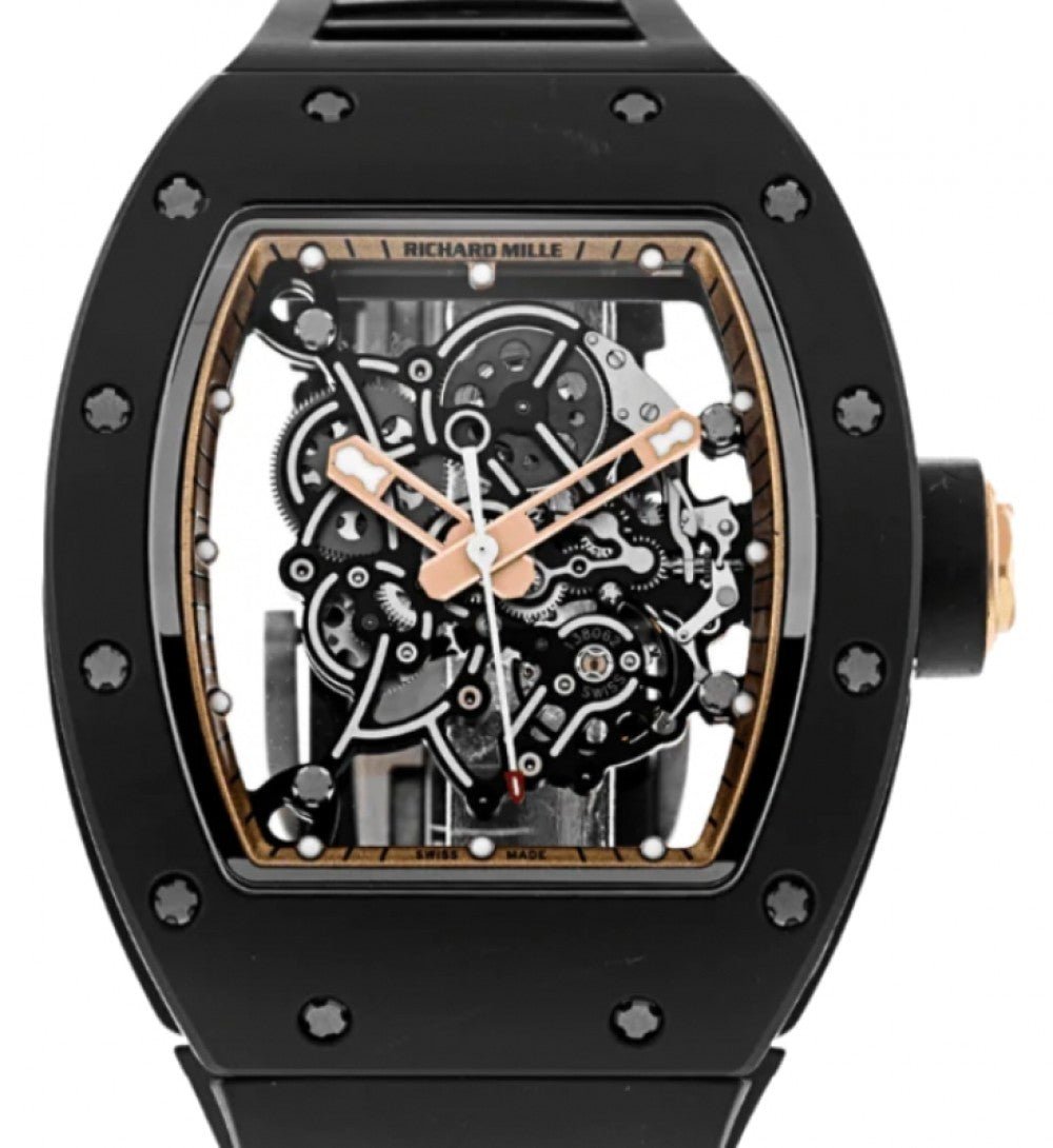 Richard Mille Manual Winding Bubba Watson Black Ceramic "Asia Edition" RM 055 - BRAND NEW