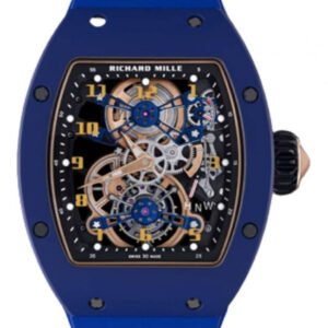 Richard Mille Manual Winding Tourbillon TZP Ceramic Blue RM 17-02 - BRAND NEW