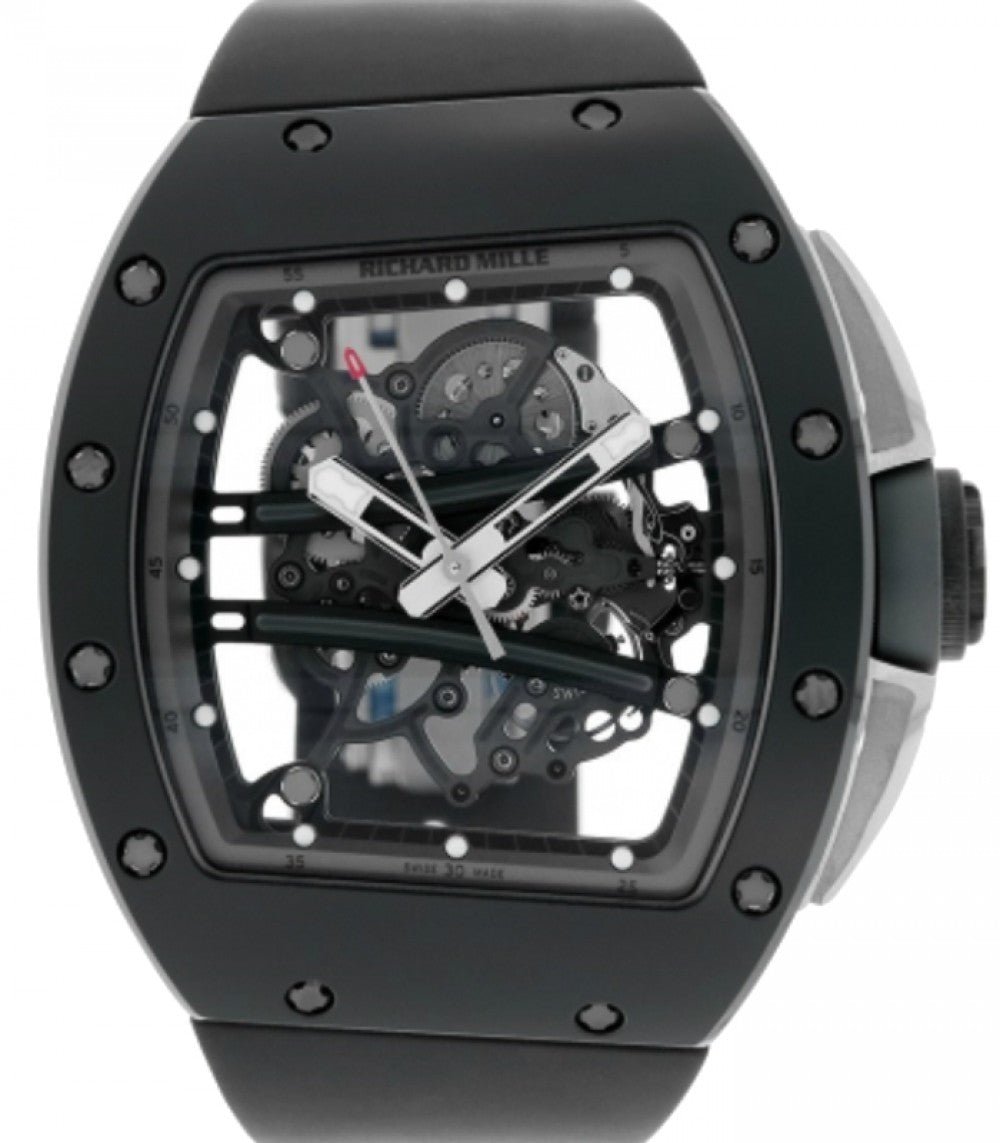 Richard Mille Manual WInding Yohan Blake Grey Edition Black Ceramic RM 61-01 - BRAND NEW