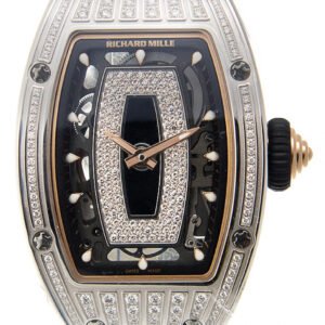 Richard Mille MED White Gold Diamond Set Black Automatic RM 07-01 - BRAND NEW