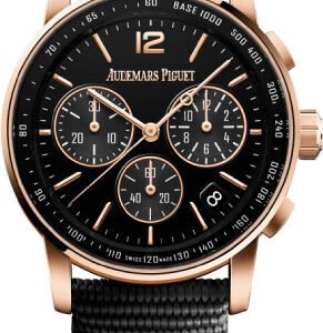 Audemars Piguet Code 11.59 Chronograph Rose Gold 41mm Black Dial 26393OR.OO.A002KB.01
