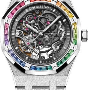 Audemars Piguet Royal Oak 41mm Frosted White Gold Double Balance Whee