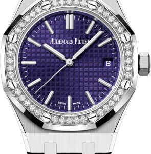 Audemars Piguet Royal Oak 37mm - White Gold Diamond Bezel Purple Dial - 15551BC.ZZ.1356BC.02
