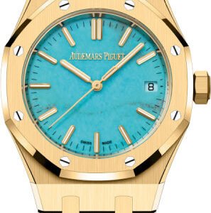 Audemars Piguet Royal Oak Yellow Gold Turquoise Dial 37mm | 15550BA.OO.1356BA.01