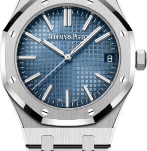 Audemars Piguet Royal Oak 41mm White Gold Smoked Blue Dial Watch - 15510BC.OO.1320BC.02
